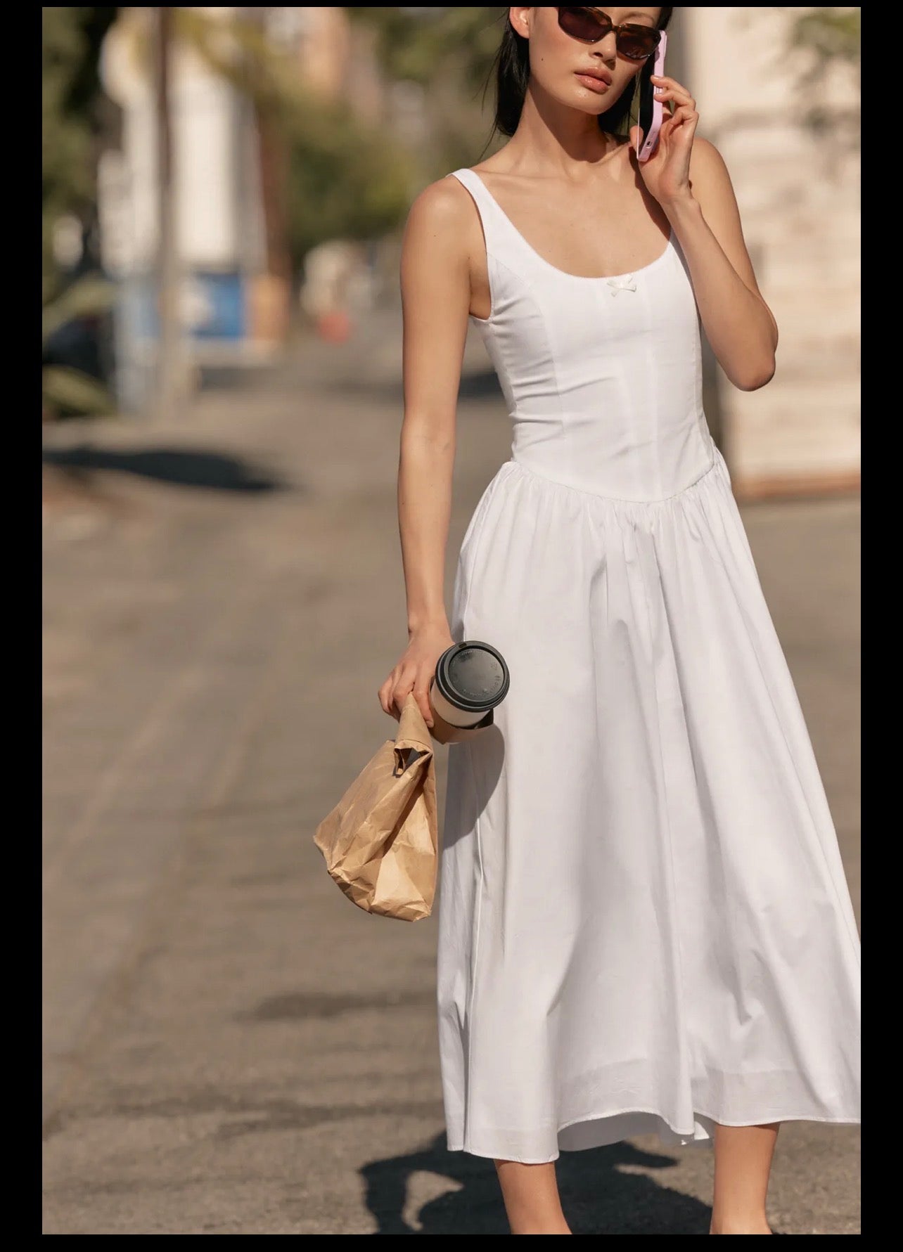 White  corsetry zara dress