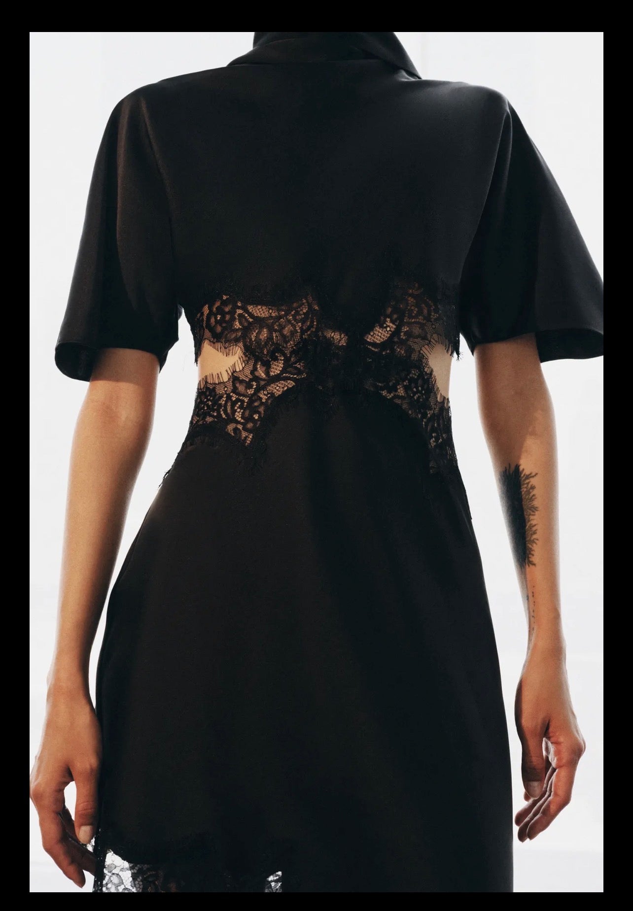 Slide slik dress