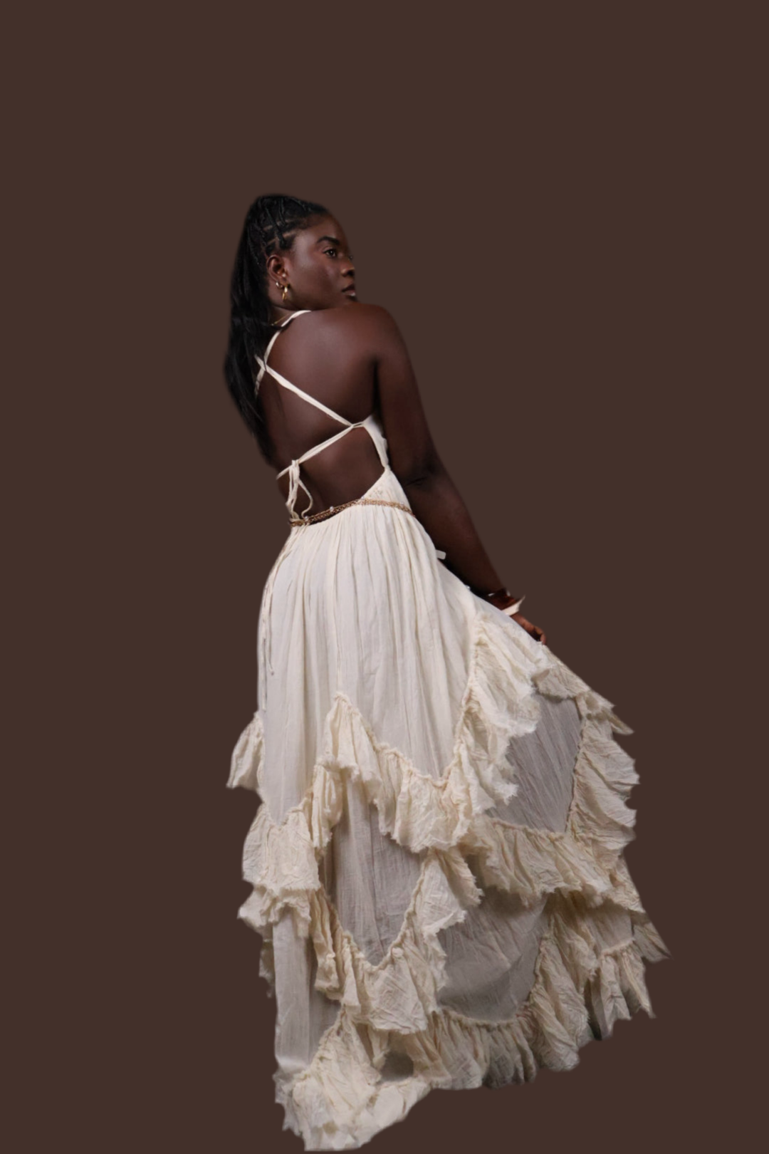 Luna Boho long flowing dress