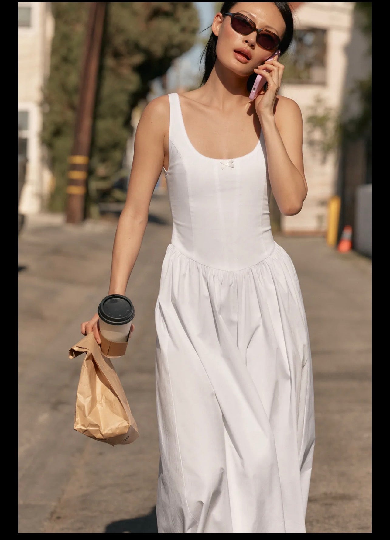 White  corsetry zara dress