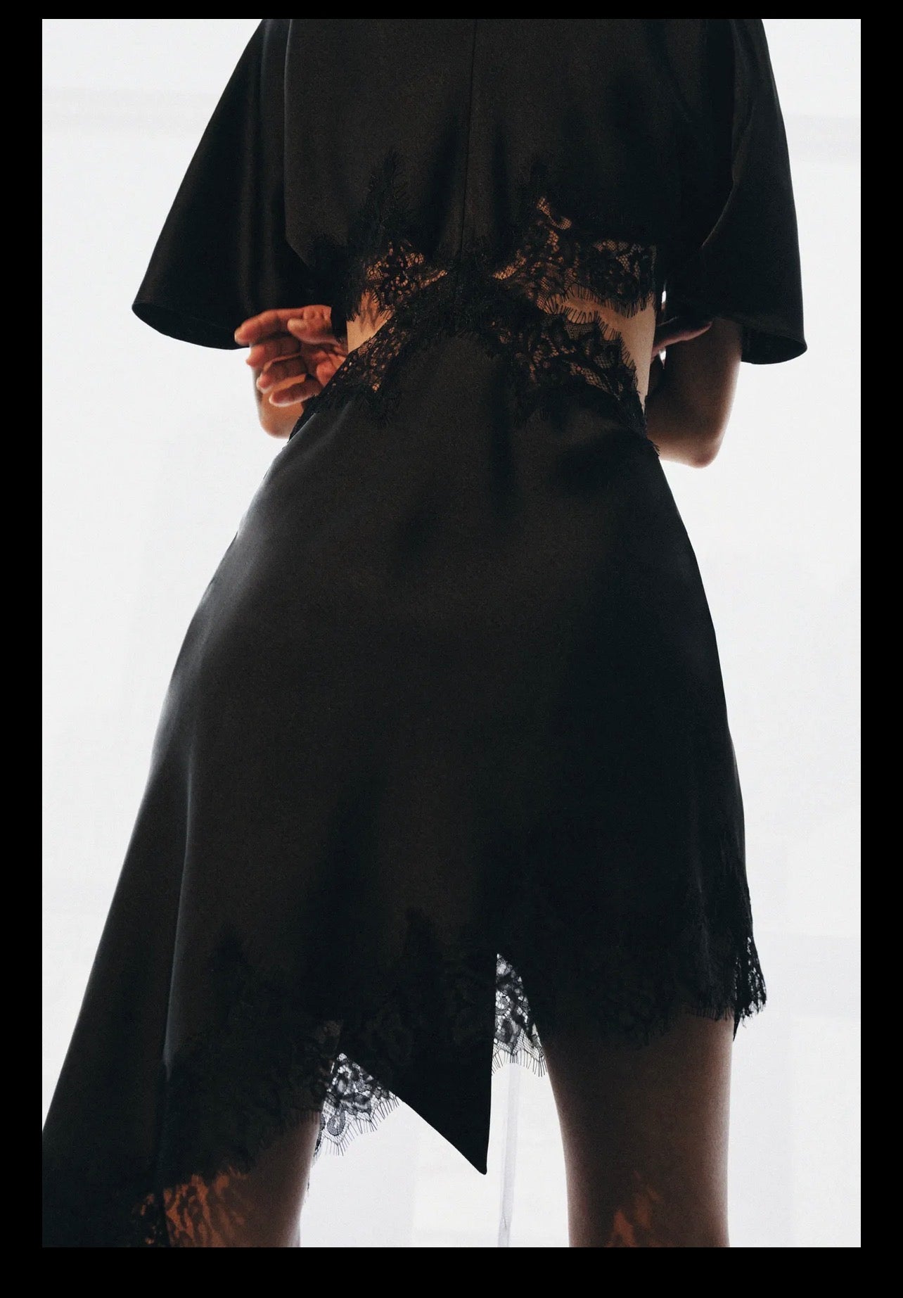 Slide slik dress