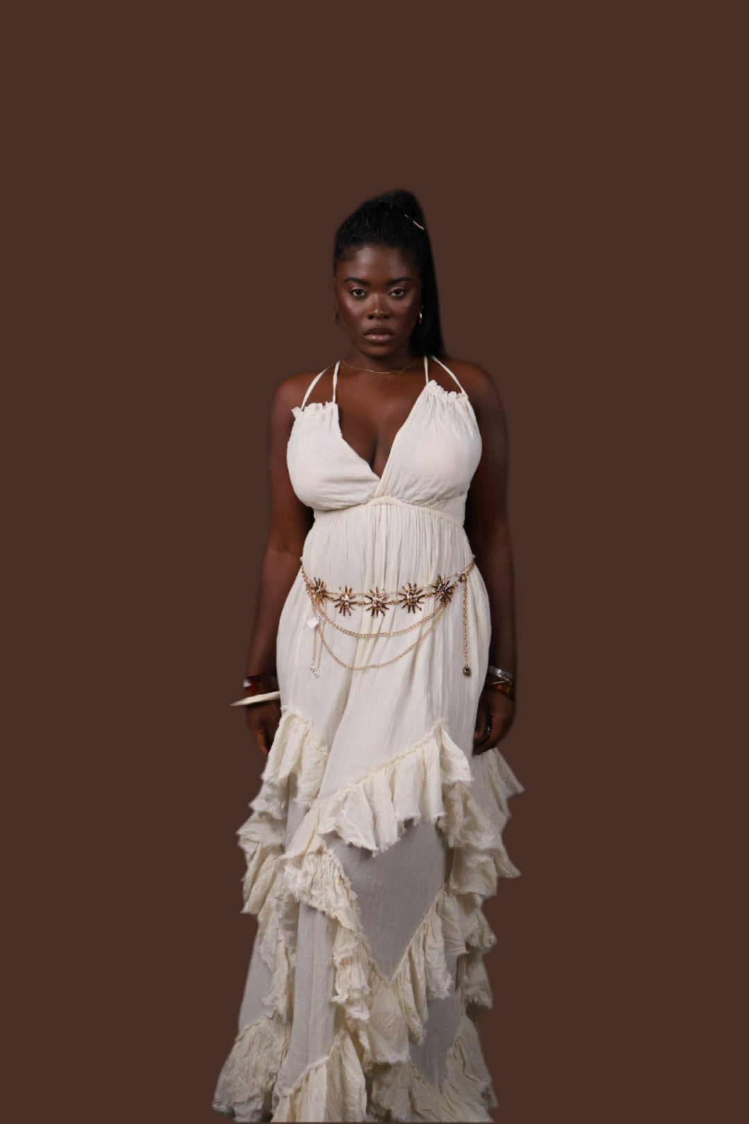 Luna Boho long flowing dress