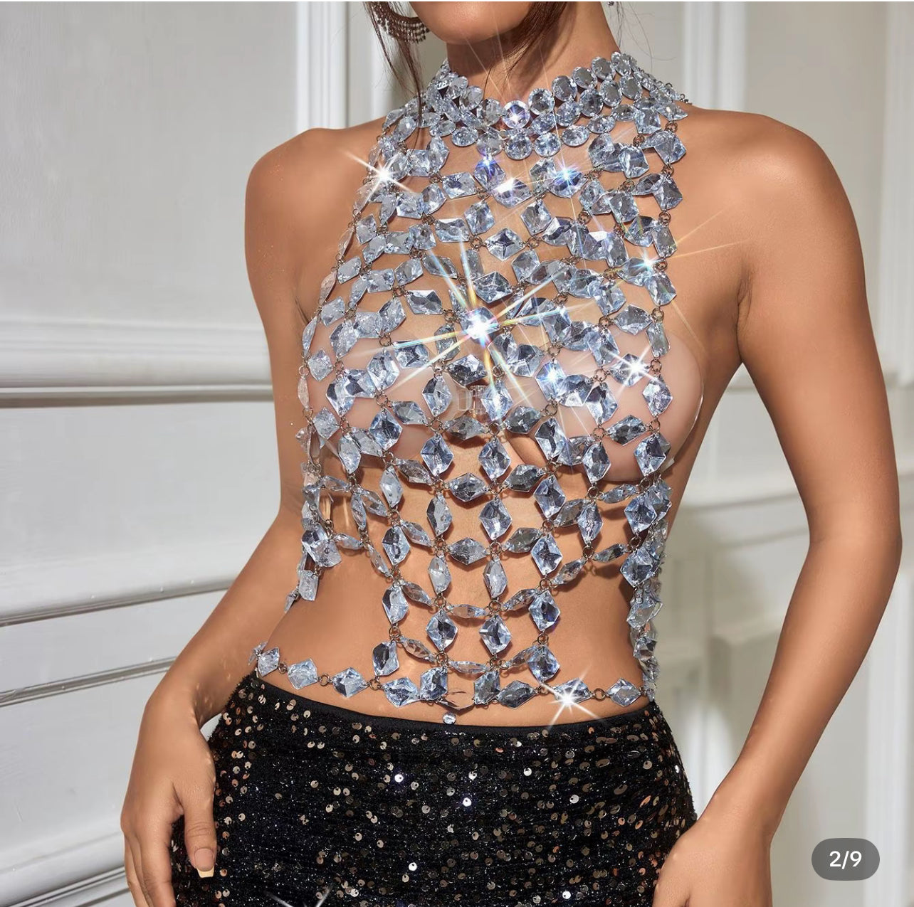 Crystal drip body top