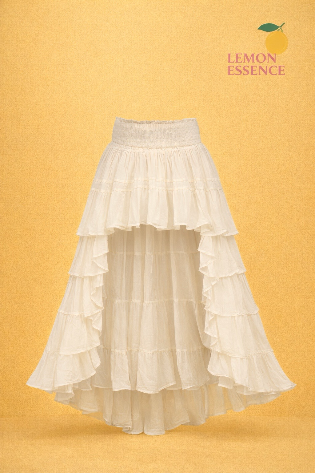 Half short layered boho skirt