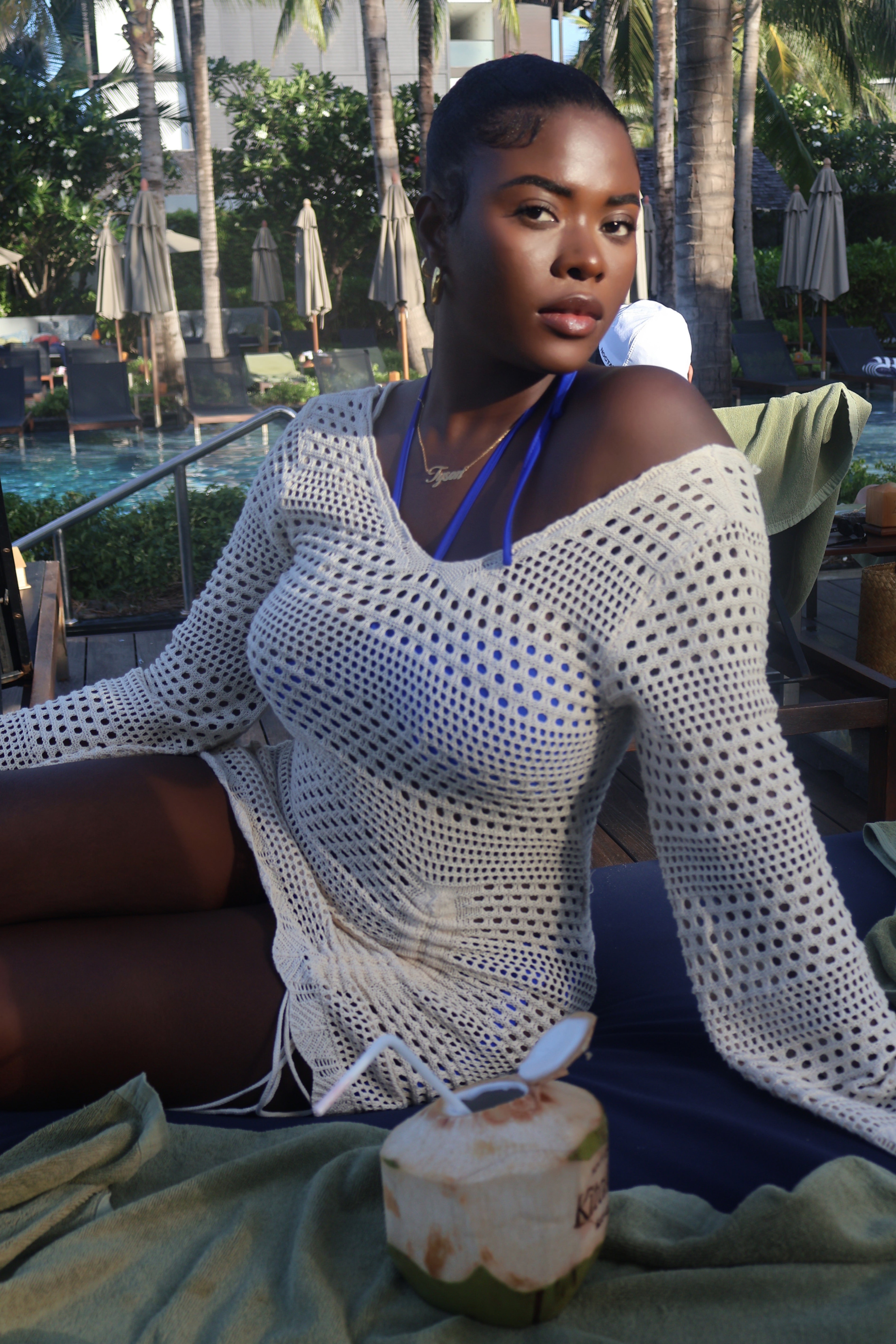 Serene pretty dress  ( beach cover )