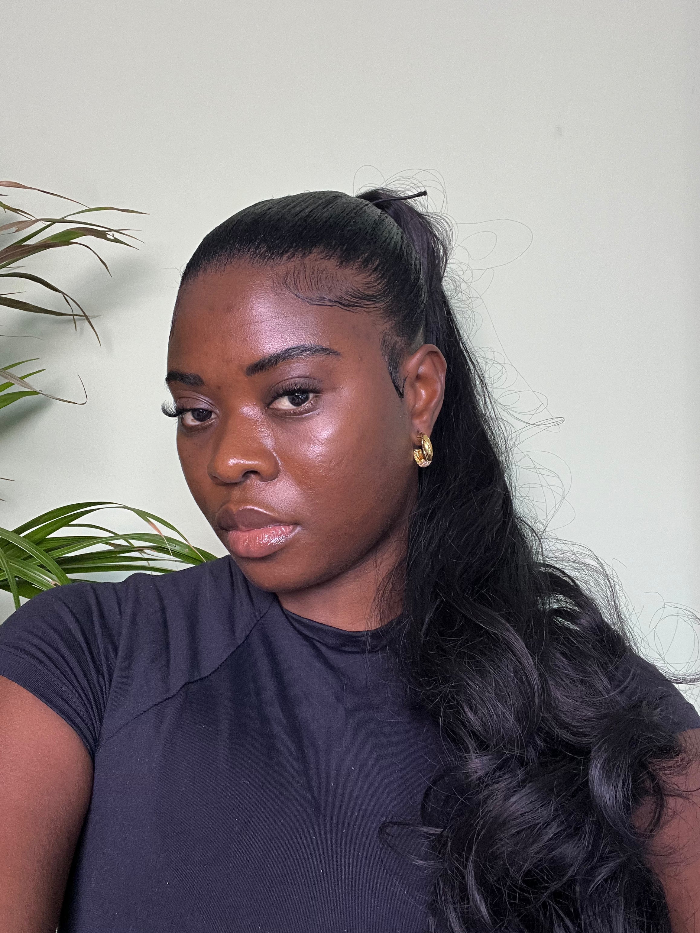 Liss Ponytail (jet black )